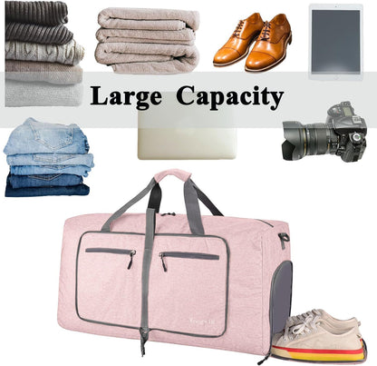 Travel Duffel Bag Large Foldable Waterproof Overnight Bag for Beach Swim Bags Pool Sports Gym