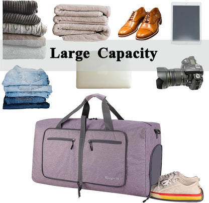 Travel Duffel Bag Large Foldable Waterproof Overnight Bag for Beach Swim Bags Pool Sports Gym
