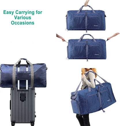 Travel Duffel Bag Large Foldable Waterproof Overnight Bag for Beach Swim Bags Pool Sports Gym