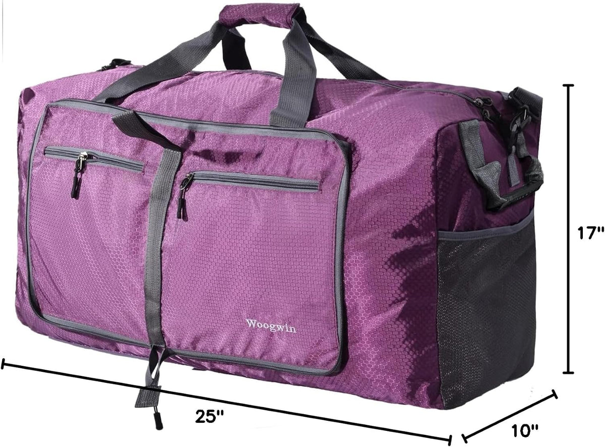 Travel Duffel Bag Large Foldable Waterproof Overnight Bag for Beach Swim Bags Pool Sports Gym