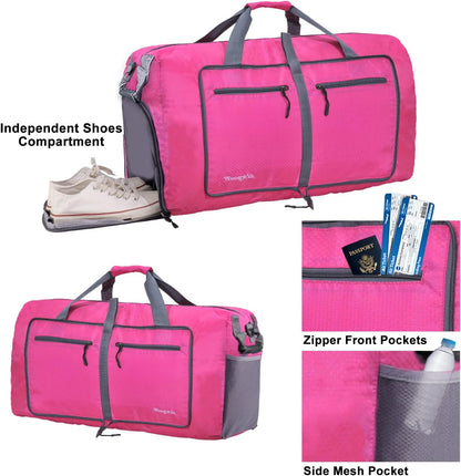 Travel Duffel Bag Large Foldable Waterproof Overnight Bag for Beach Swim Bags Pool Sports Gym