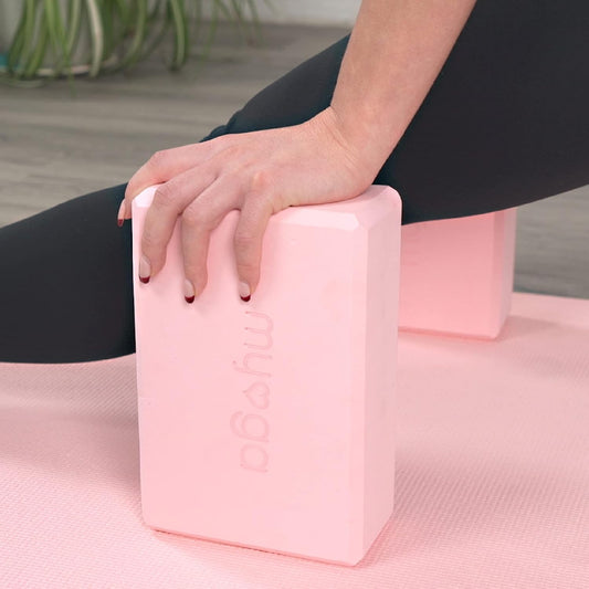 Yoga Block,Lightweight EVA Foam Yoga Brick,High Density Non-Slip Block for Yoga Poses, Pilates, Balance and Flexibility