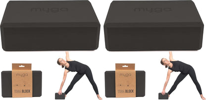 Yoga Block,Lightweight EVA Foam Yoga Brick,High Density Non-Slip Block for Yoga Poses, Pilates, Balance and Flexibility