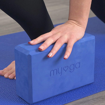 Yoga Block,Lightweight EVA Foam Yoga Brick,High Density Non-Slip Block for Yoga Poses, Pilates, Balance and Flexibility