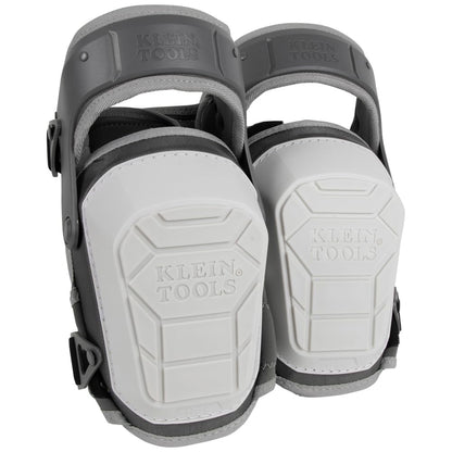 60491 Hinged Knee Pads, Heavy Duty Gel Foam Protective Knee Pads with Quick-Fasten Buckle and Thigh Strap, Black