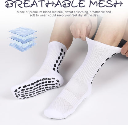 Soccer Grip Socks Football Basketball Yoga Socks for Men Women
