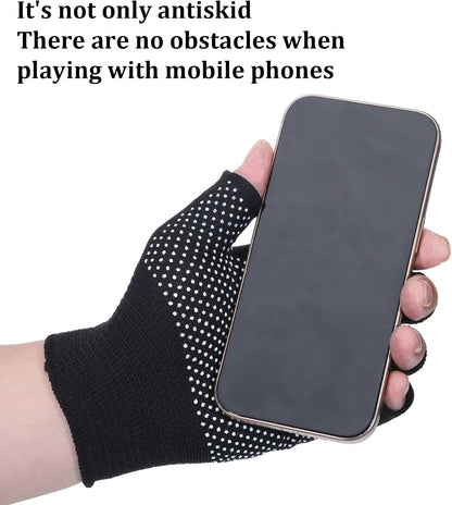 Half-Finger Slip Breathable Fingerless Work Gloves