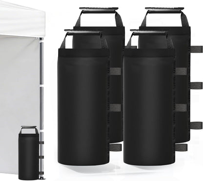 Canopy Weights Sand Bags for Weight Windproof Pop up Canopy Tent -(No Sand)-4 Pack-120LBS
