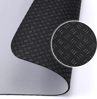 Non-Slip Workout Mat for Ellipse Leg Exerciser, Ellipse Machine Mat, Exercise Mat for Under Desk Ellipticals, Suitable for Electric Seated Foot Pedal Exerciser, Stability & Floor Protection