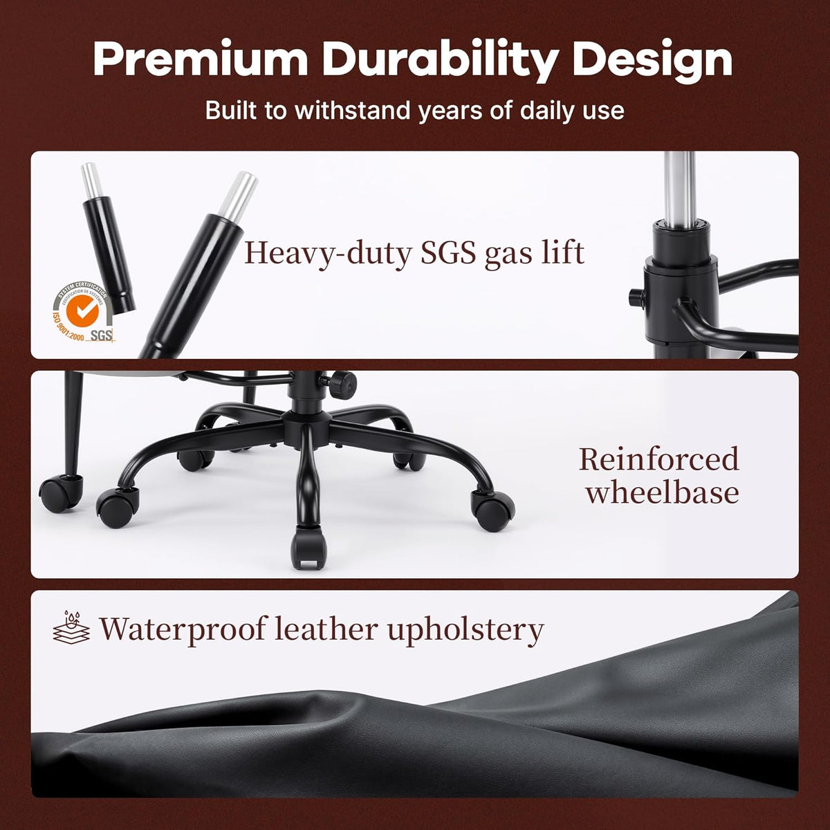 Cross Legged Office Chair,ADHD Criss Cross Desk Chair with Wheels & Stretchable Rotating Footrest,Height Adjustable Wide Yoga Kneeling Meditation Chair with Flip-up Armrests Back Support