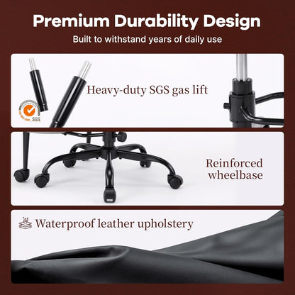 Cross Legged Office Chair,ADHD Criss Cross Desk Chair with Wheels & Stretchable Rotating Footrest,Height Adjustable Wide Yoga Kneeling Meditation Chair with Flip-up Armrests Back Support