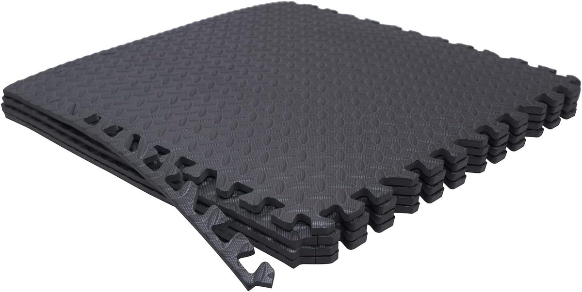 8X(32 Sqft) Pink Gym Floor Mat 24x24 EVA Foam Interlocking Exercise Fitness Puzzle Floor Gym Yoga Mat Workout Pad [P/N: MTET-HOME012-8PC]