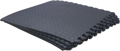 8X(32 Sqft) Pink Gym Floor Mat 24x24 EVA Foam Interlocking Exercise Fitness Puzzle Floor Gym Yoga Mat Workout Pad [P/N: MTET-HOME012-8PC]