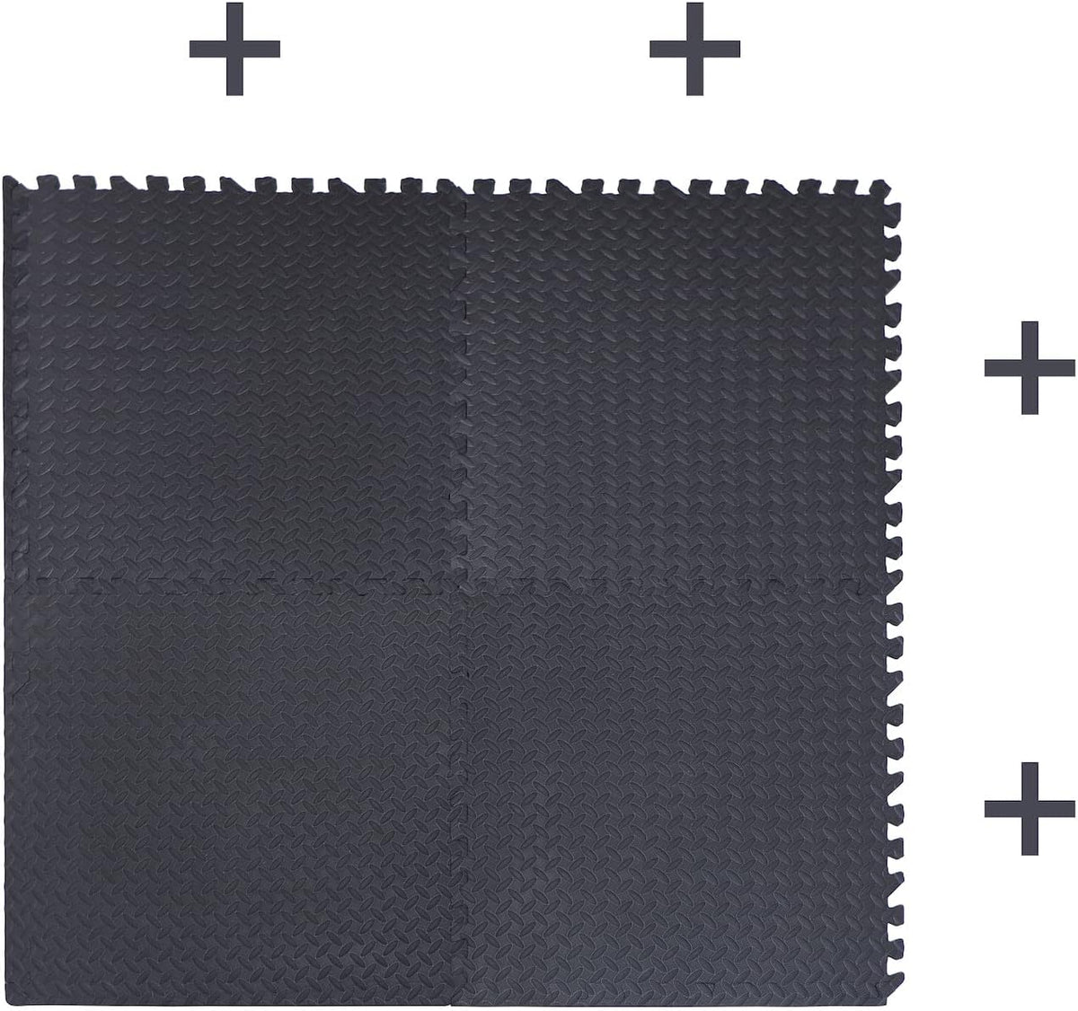 8X(32 Sqft) Pink Gym Floor Mat 24x24 EVA Foam Interlocking Exercise Fitness Puzzle Floor Gym Yoga Mat Workout Pad [P/N: MTET-HOME012-8PC]