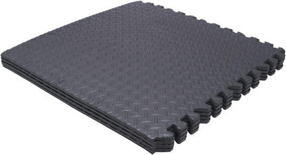 8X(32 Sqft) Pink Gym Floor Mat 24x24 EVA Foam Interlocking Exercise Fitness Puzzle Floor Gym Yoga Mat Workout Pad [P/N: MTET-HOME012-8PC]