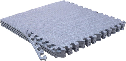 8X(32 Sqft) Pink Gym Floor Mat 24x24 EVA Foam Interlocking Exercise Fitness Puzzle Floor Gym Yoga Mat Workout Pad [P/N: MTET-HOME012-8PC]