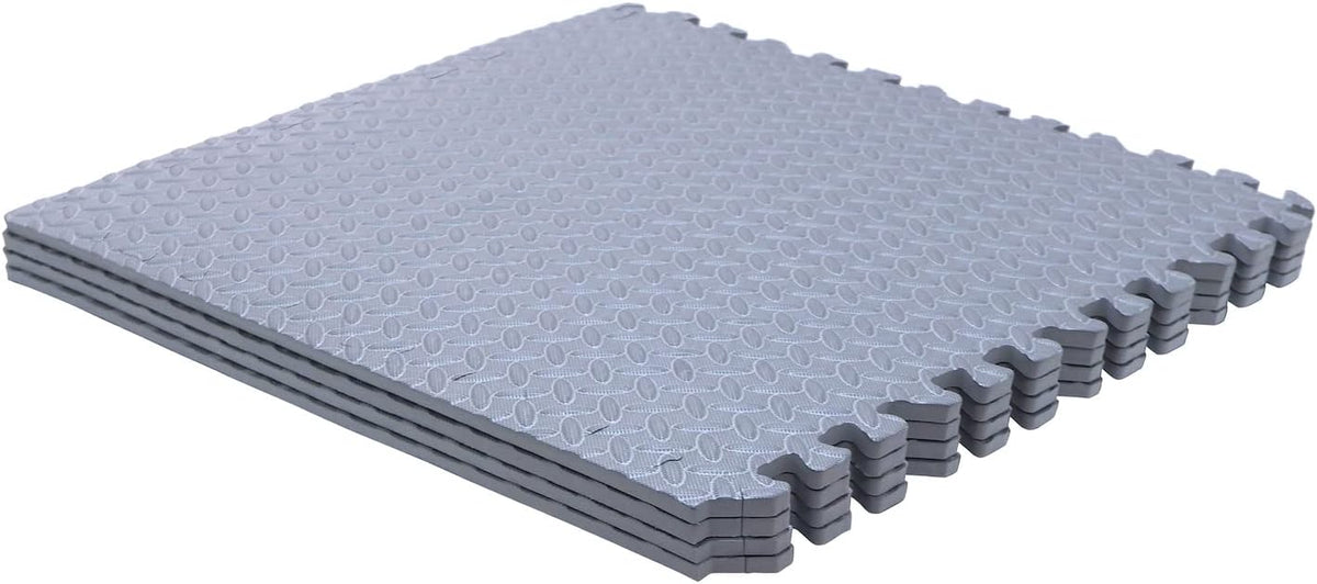 8X(32 Sqft) Pink Gym Floor Mat 24x24 EVA Foam Interlocking Exercise Fitness Puzzle Floor Gym Yoga Mat Workout Pad [P/N: MTET-HOME012-8PC]