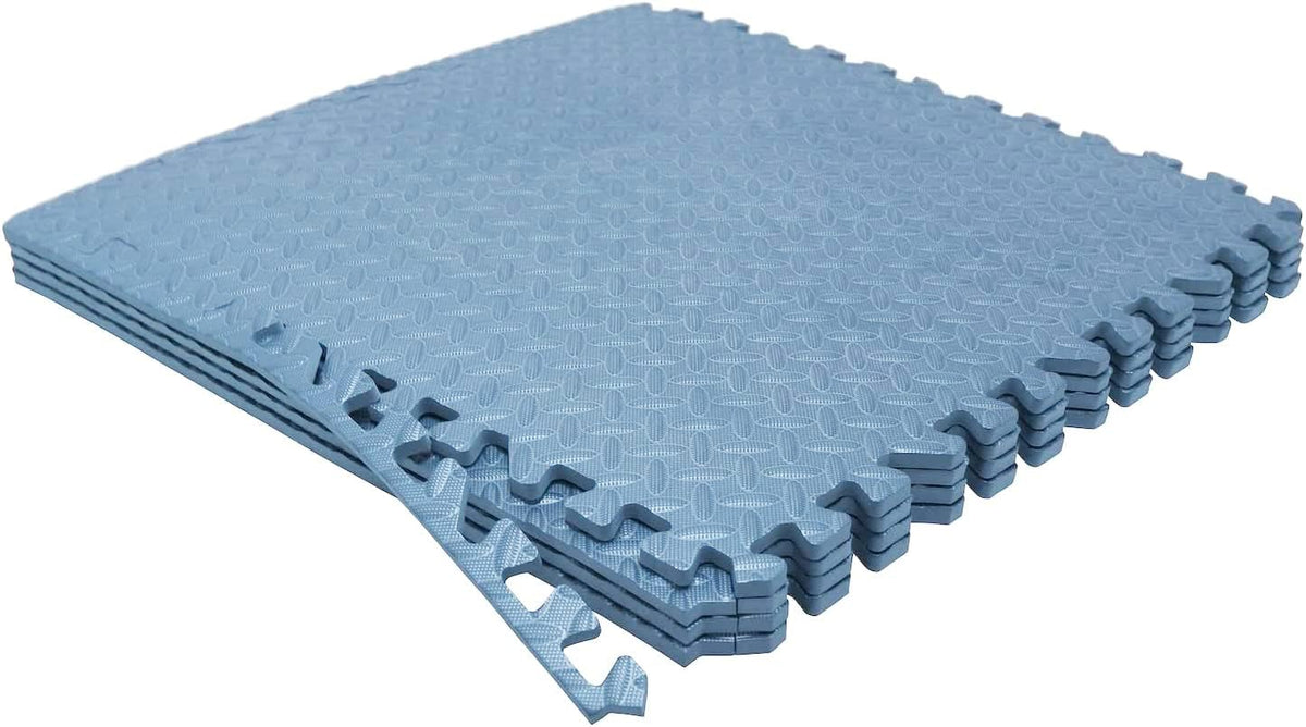 8X(32 Sqft) Pink Gym Floor Mat 24x24 EVA Foam Interlocking Exercise Fitness Puzzle Floor Gym Yoga Mat Workout Pad [P/N: MTET-HOME012-8PC]