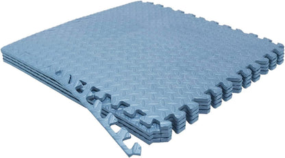 8X(32 Sqft) Pink Gym Floor Mat 24x24 EVA Foam Interlocking Exercise Fitness Puzzle Floor Gym Yoga Mat Workout Pad [P/N: MTET-HOME012-8PC]