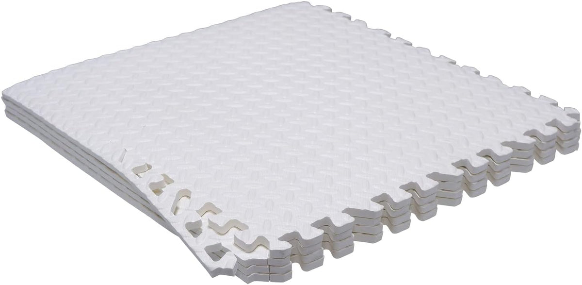 8X(32 Sqft) Pink Gym Floor Mat 24x24 EVA Foam Interlocking Exercise Fitness Puzzle Floor Gym Yoga Mat Workout Pad [P/N: MTET-HOME012-8PC]