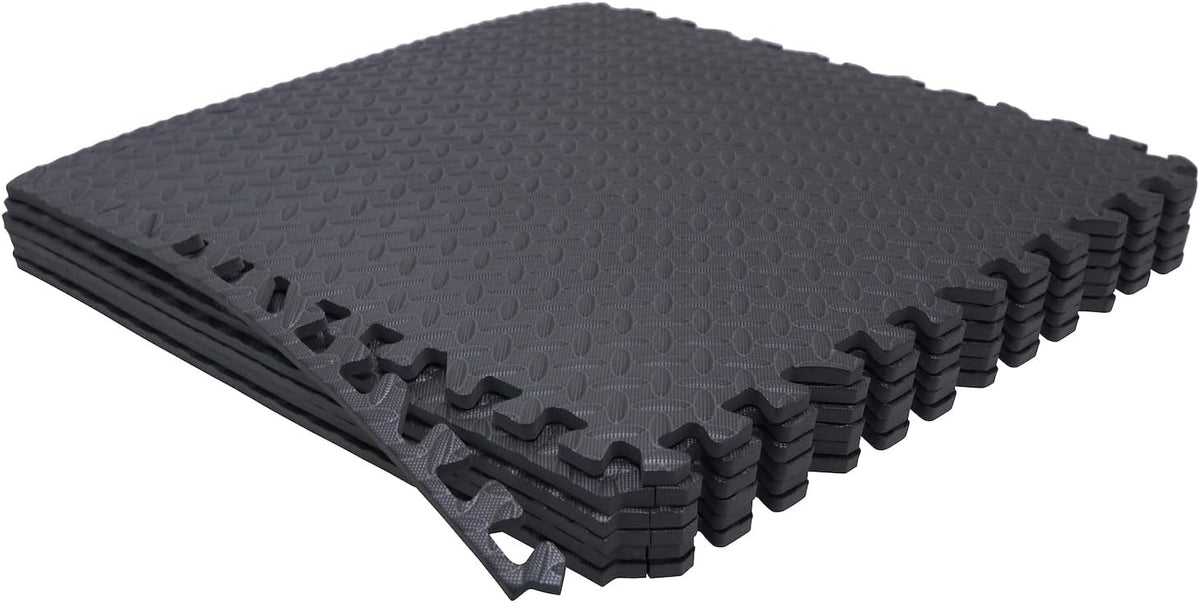 8X(32 Sqft) Pink Gym Floor Mat 24x24 EVA Foam Interlocking Exercise Fitness Puzzle Floor Gym Yoga Mat Workout Pad [P/N: MTET-HOME012-8PC]