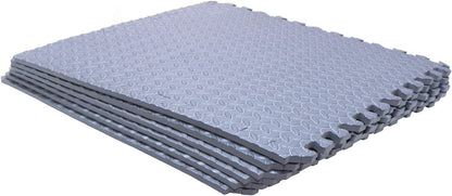 8X(32 Sqft) Pink Gym Floor Mat 24x24 EVA Foam Interlocking Exercise Fitness Puzzle Floor Gym Yoga Mat Workout Pad [P/N: MTET-HOME012-8PC]