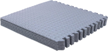 8X(32 Sqft) Pink Gym Floor Mat 24x24 EVA Foam Interlocking Exercise Fitness Puzzle Floor Gym Yoga Mat Workout Pad [P/N: MTET-HOME012-8PC]