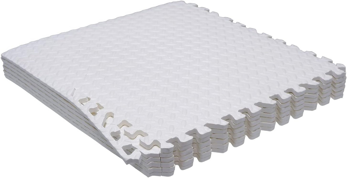 8X(32 Sqft) Pink Gym Floor Mat 24x24 EVA Foam Interlocking Exercise Fitness Puzzle Floor Gym Yoga Mat Workout Pad [P/N: MTET-HOME012-8PC]