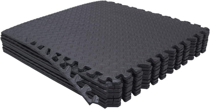 8X(32 Sqft) Pink Gym Floor Mat 24x24 EVA Foam Interlocking Exercise Fitness Puzzle Floor Gym Yoga Mat Workout Pad [P/N: MTET-HOME012-8PC]