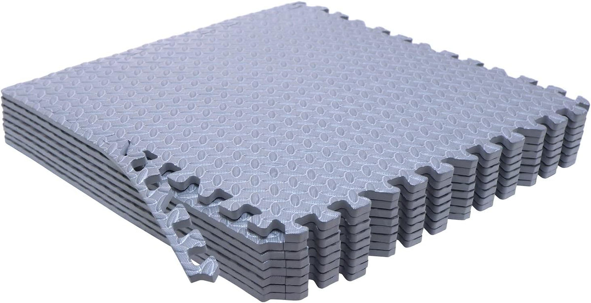8X(32 Sqft) Pink Gym Floor Mat 24x24 EVA Foam Interlocking Exercise Fitness Puzzle Floor Gym Yoga Mat Workout Pad [P/N: MTET-HOME012-8PC]