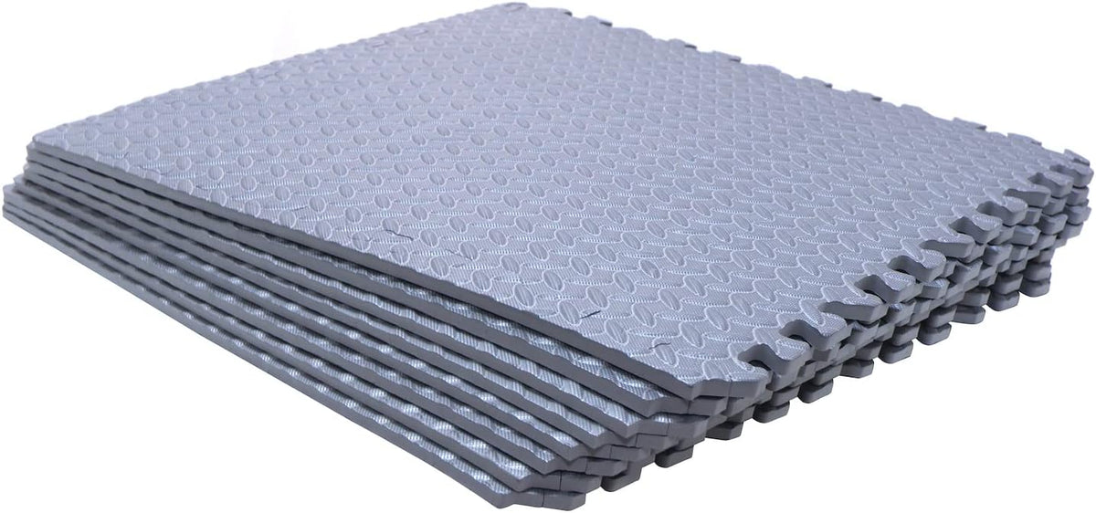 8X(32 Sqft) Pink Gym Floor Mat 24x24 EVA Foam Interlocking Exercise Fitness Puzzle Floor Gym Yoga Mat Workout Pad [P/N: MTET-HOME012-8PC]