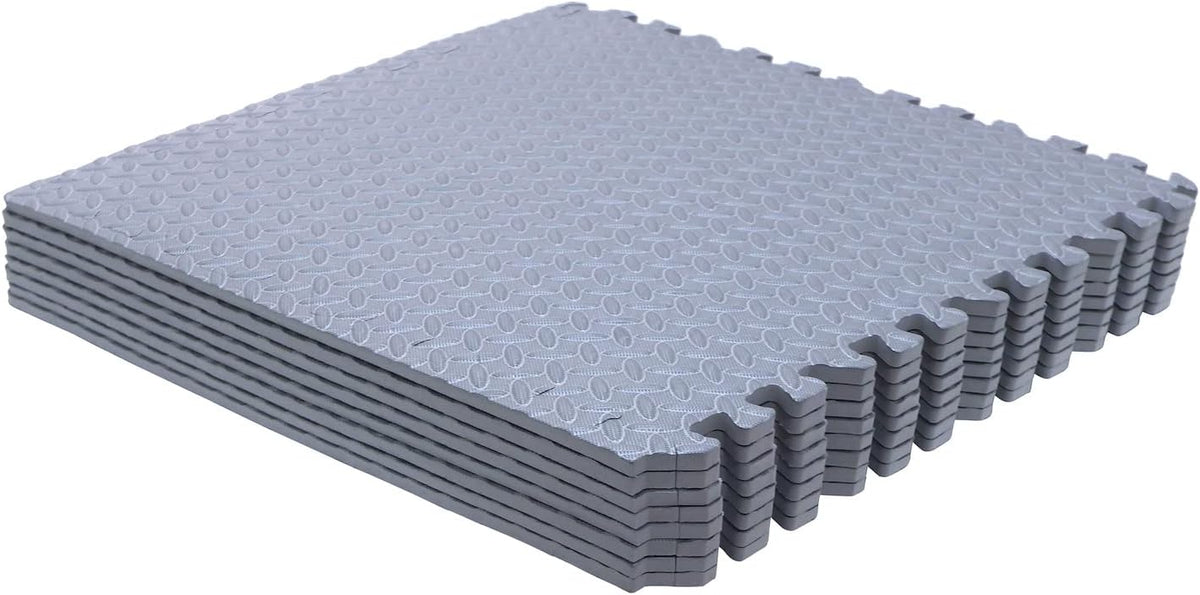 8X(32 Sqft) Pink Gym Floor Mat 24x24 EVA Foam Interlocking Exercise Fitness Puzzle Floor Gym Yoga Mat Workout Pad [P/N: MTET-HOME012-8PC]
