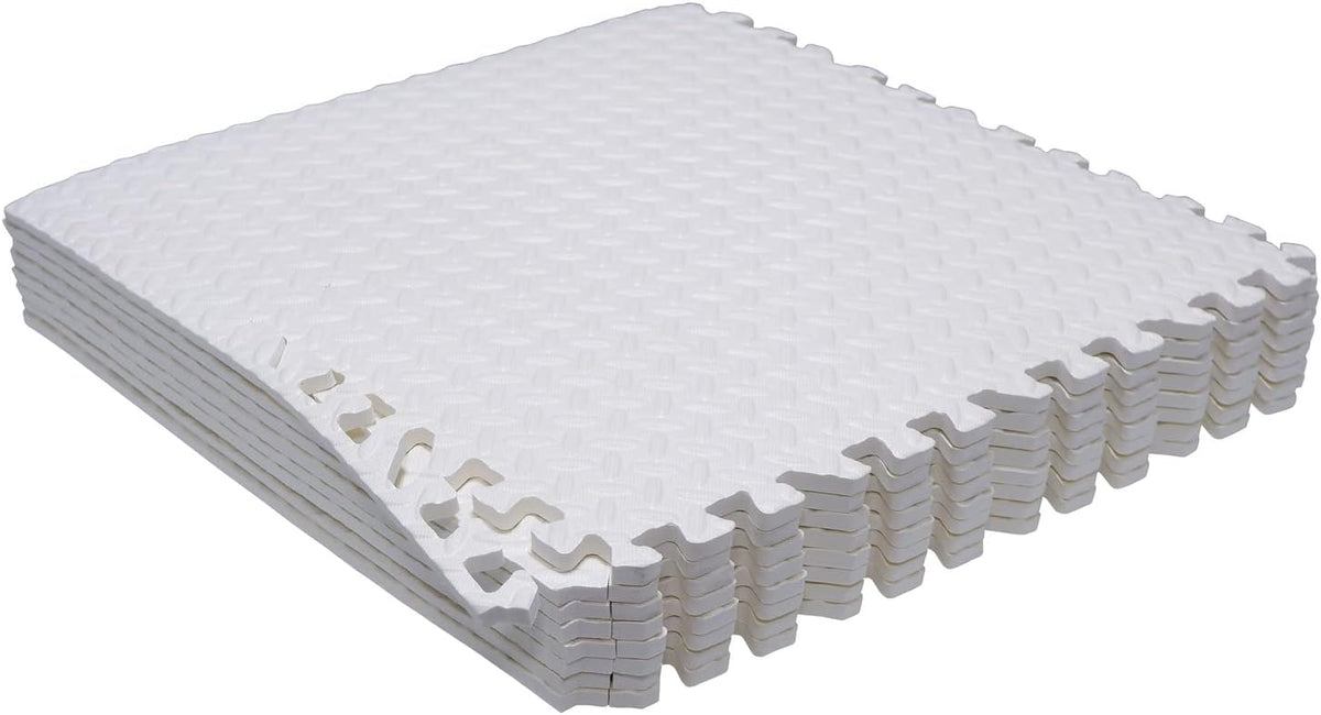 8X(32 Sqft) Pink Gym Floor Mat 24x24 EVA Foam Interlocking Exercise Fitness Puzzle Floor Gym Yoga Mat Workout Pad [P/N: MTET-HOME012-8PC]