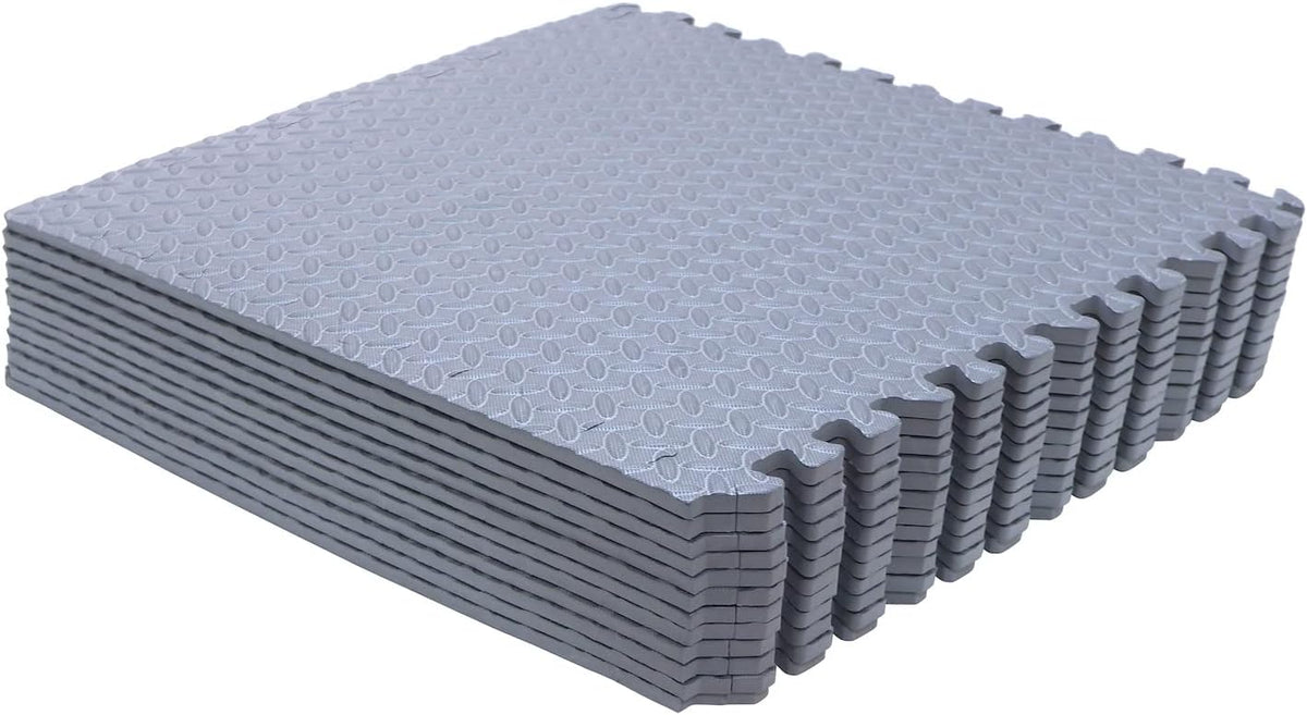 8X(32 Sqft) Pink Gym Floor Mat 24x24 EVA Foam Interlocking Exercise Fitness Puzzle Floor Gym Yoga Mat Workout Pad [P/N: MTET-HOME012-8PC]