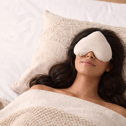 Weighted Heart Eye Pillow & Eye Mask - Gift for Women, First Light