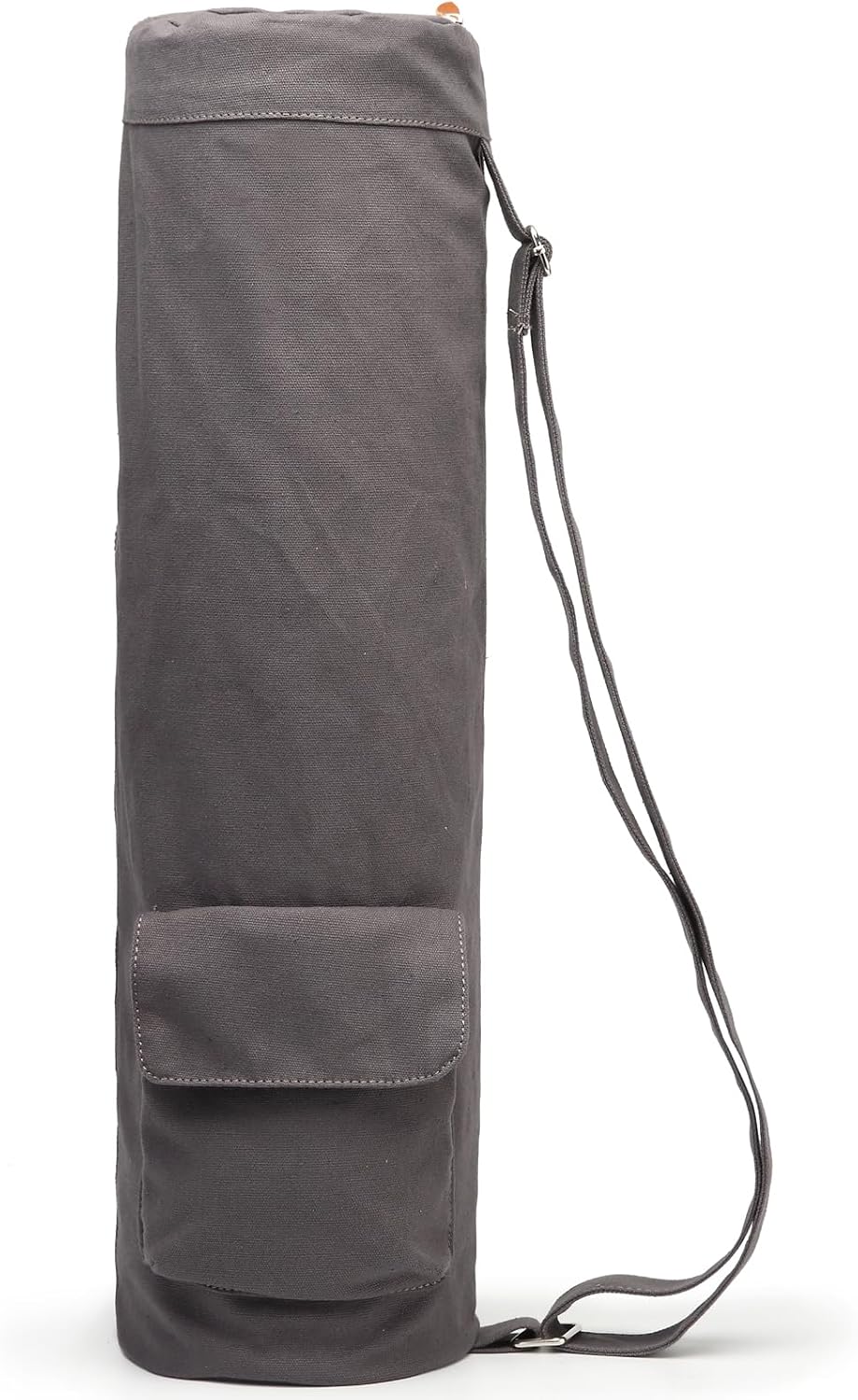 Yoga Mat Bag for Women & Men, Full-Zip Canvas Pilates Bag with Pockets