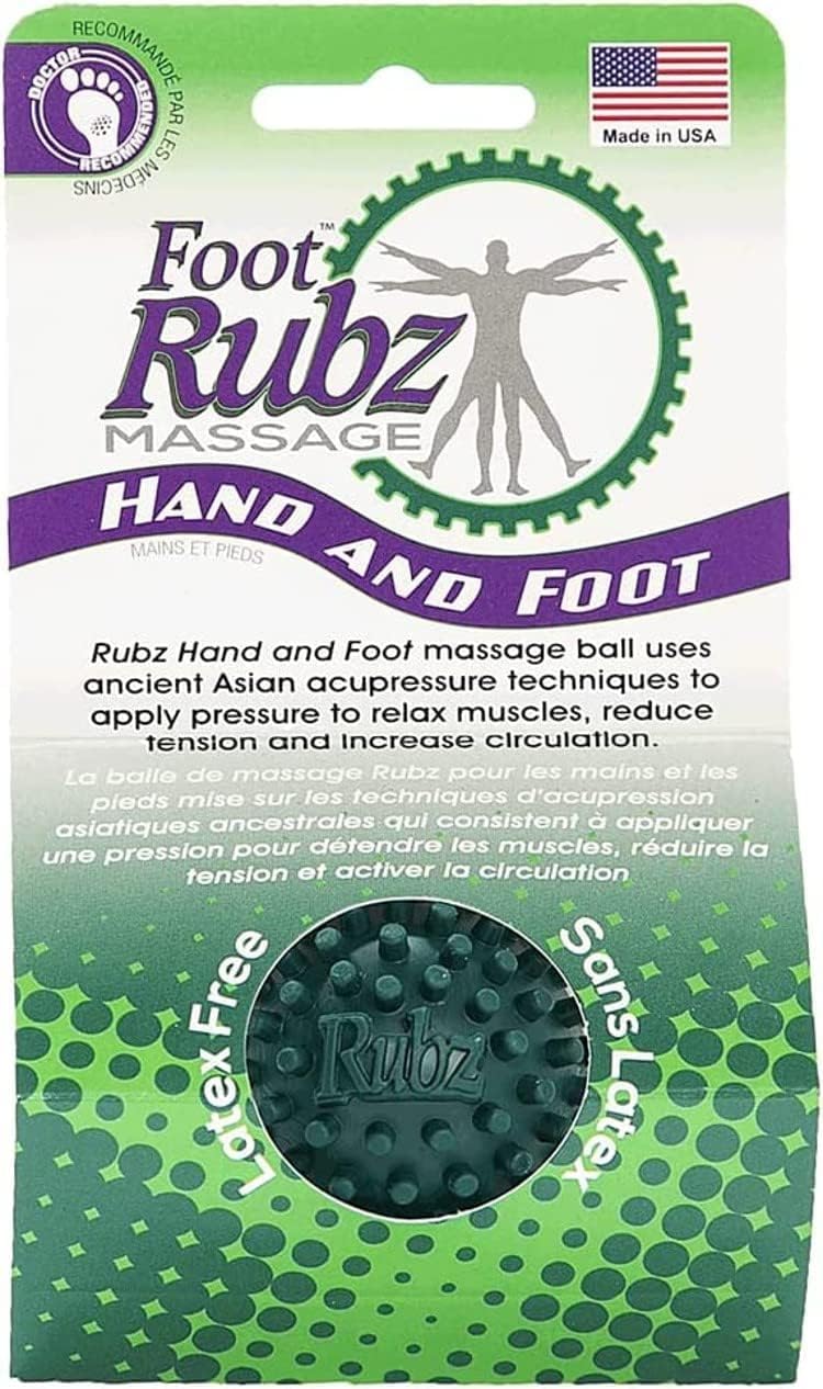 Foot Rubz Massage Ball -Roller for Plantar Fascititis, Hands