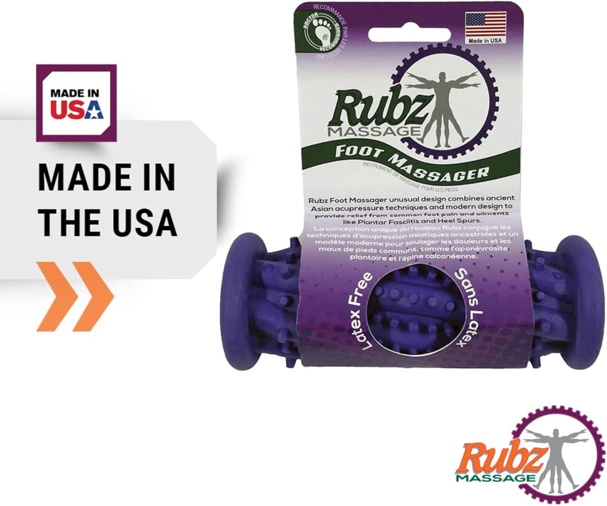 Foot Rubz Massage Ball -Roller for Plantar Fascititis, Hands