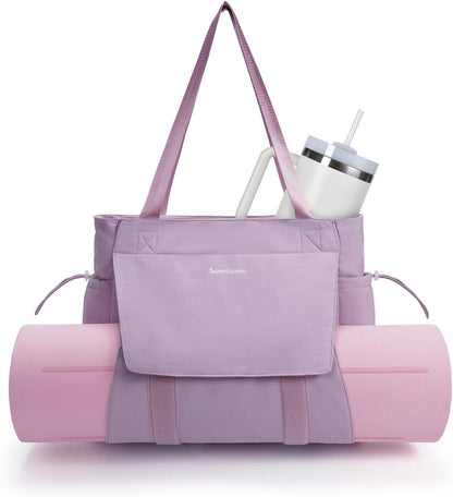 Yoga Mat Bag Waterproof Tote Gym Bag Mat Carrier W/Wet Pocket