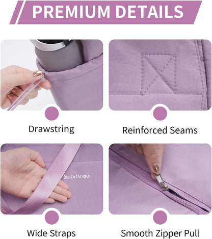 Yoga Mat Bag Waterproof Tote Gym Bag Mat Carrier W/Wet Pocket