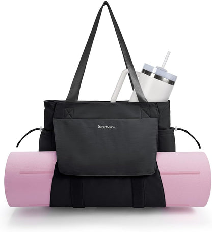 Yoga Mat Bag Waterproof Tote Gym Bag Mat Carrier W/Wet Pocket