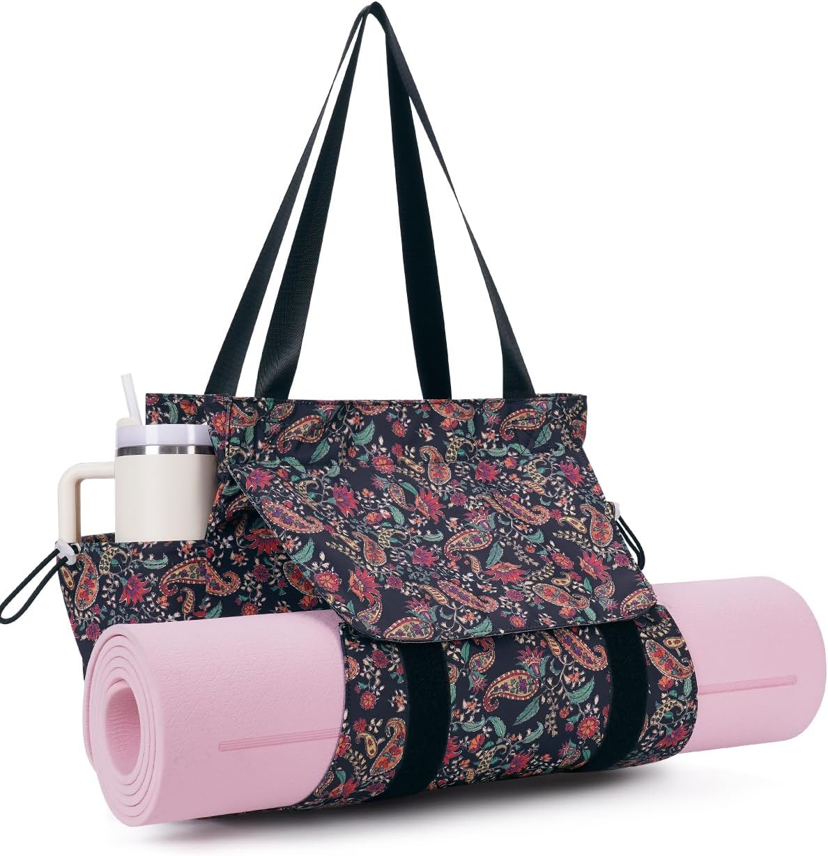 Yoga Mat Bag Waterproof Tote Gym Bag Mat Carrier W/Wet Pocket