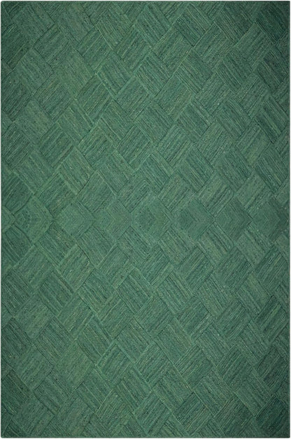 Hand Braided Jute 4 Ft Square Kilim Rug Flatweave Pink Geometric Pattern Jute Sisal Rug, Thick 0.27 Inch Indoor Outdoor Carpet for Kitchen, Bedside, Yoga Mat - Colors B
