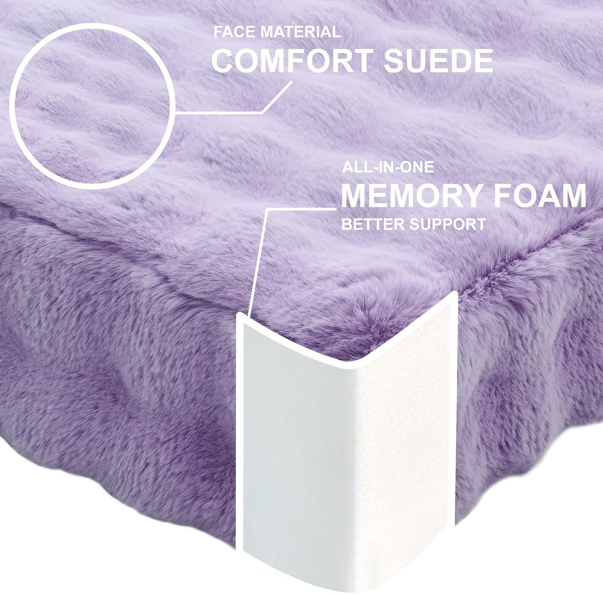 2 Pcs High Density Foam Floor Pillow - Upgraded Large Pillows Seating for Adults - Outdoor Floor Cushion with Soft Tufted Cover - Yoga Pillows for Sitting On Floor - 22 Inch Light Gray