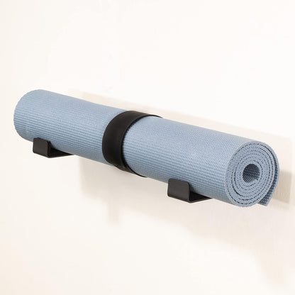 Yoga Mat Holder Wall Mount, Foam Roller Rack, Large