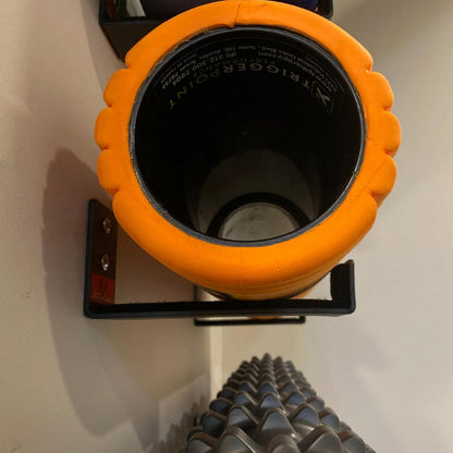Yoga Mat Holder Wall Mount, Foam Roller Rack, Large