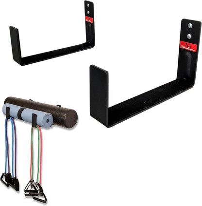 Yoga Mat Holder Wall Mount, Foam Roller Rack, Large