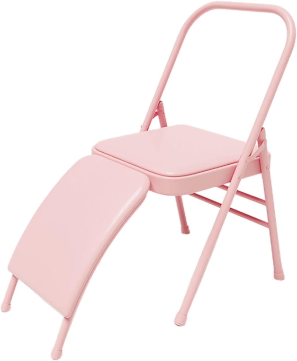 Folding Chair with Backrest,Dual Crossbeam Support,Pilates Yoga Auxiliary Chair,for Back Pain Relieving Strength Training(Color 3,45x81x82.5cm)