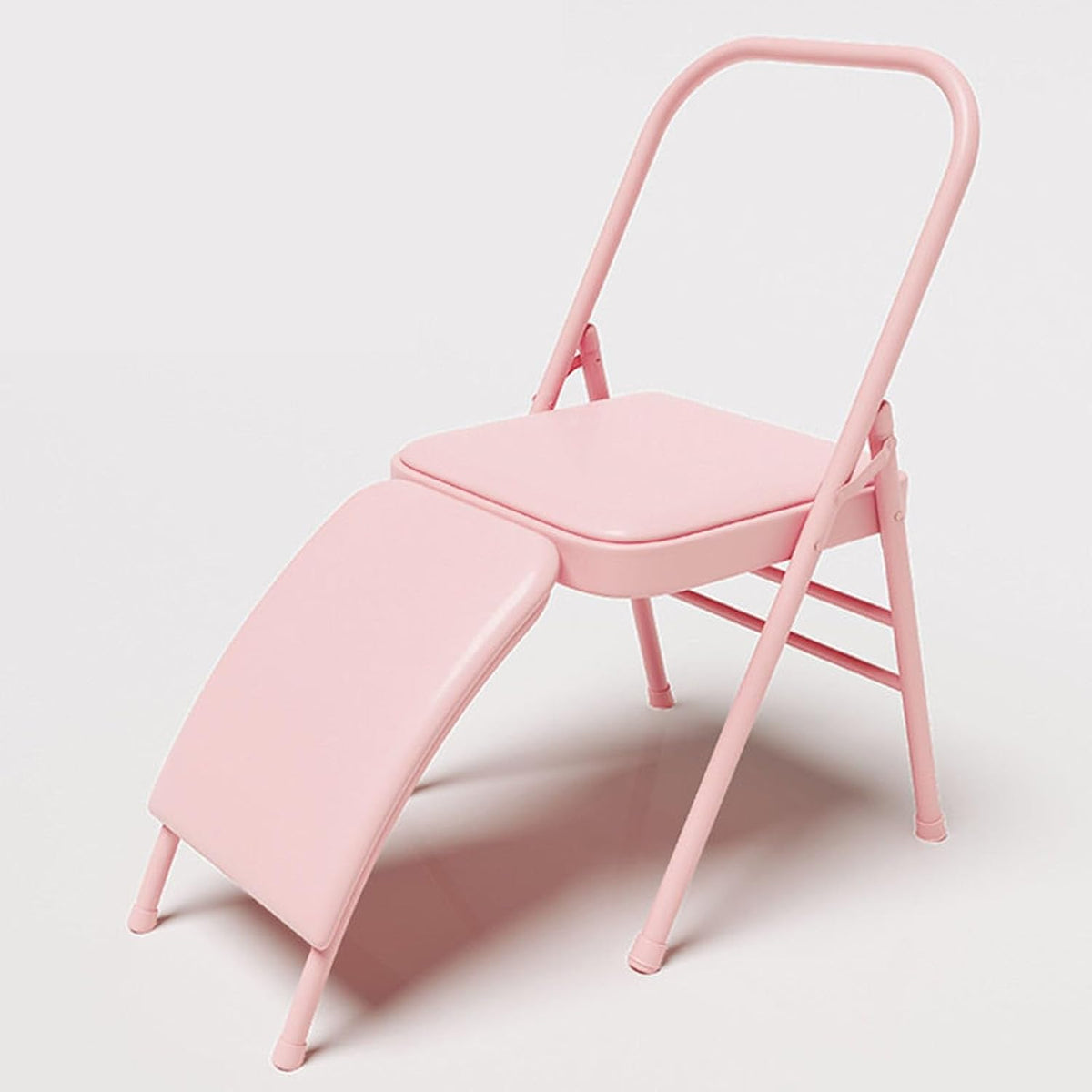 Folding Chair with Backrest,Dual Crossbeam Support,Pilates Yoga Auxiliary Chair,for Back Pain Relieving Strength Training(Color 3,45x81x82.5cm)