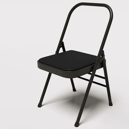 Folding Chair with Backrest,Dual Crossbeam Support,Pilates Yoga Auxiliary Chair,for Back Pain Relieving Strength Training(Color 3,45x81x82.5cm)